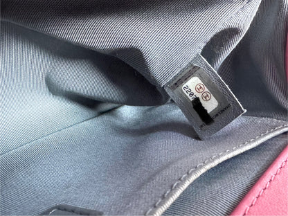 CHANEL Lambskin Chevron Quilted Medium Boy Flap