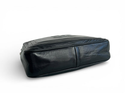 Chanel Black Lambskin CC Tassel Camera Bag