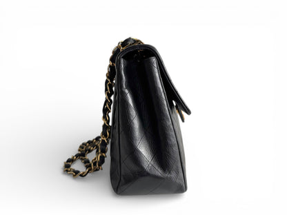 CHANEL Lambskin Quilted XL Jumbo Single Flap Bag