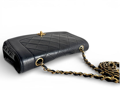CHANEL Lambskin Diana Flap Bag Medium Bag