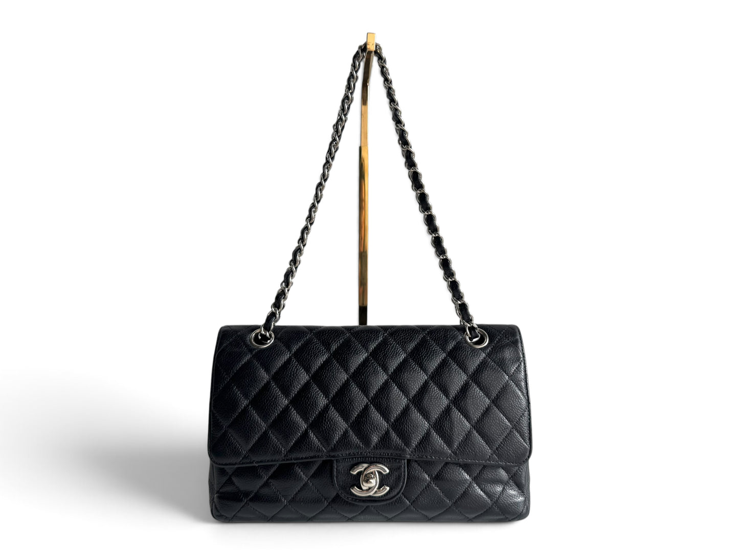CHANEL Caviar Quilted Medium Double Flap