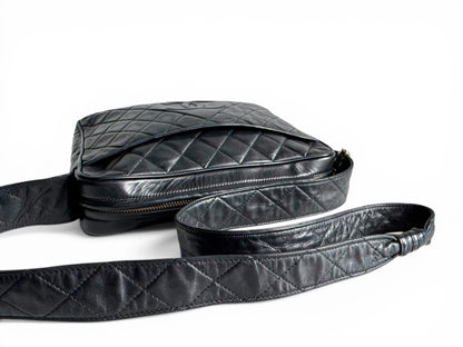 CHANEL Lambskin Quilted CC Tassel Camera Case