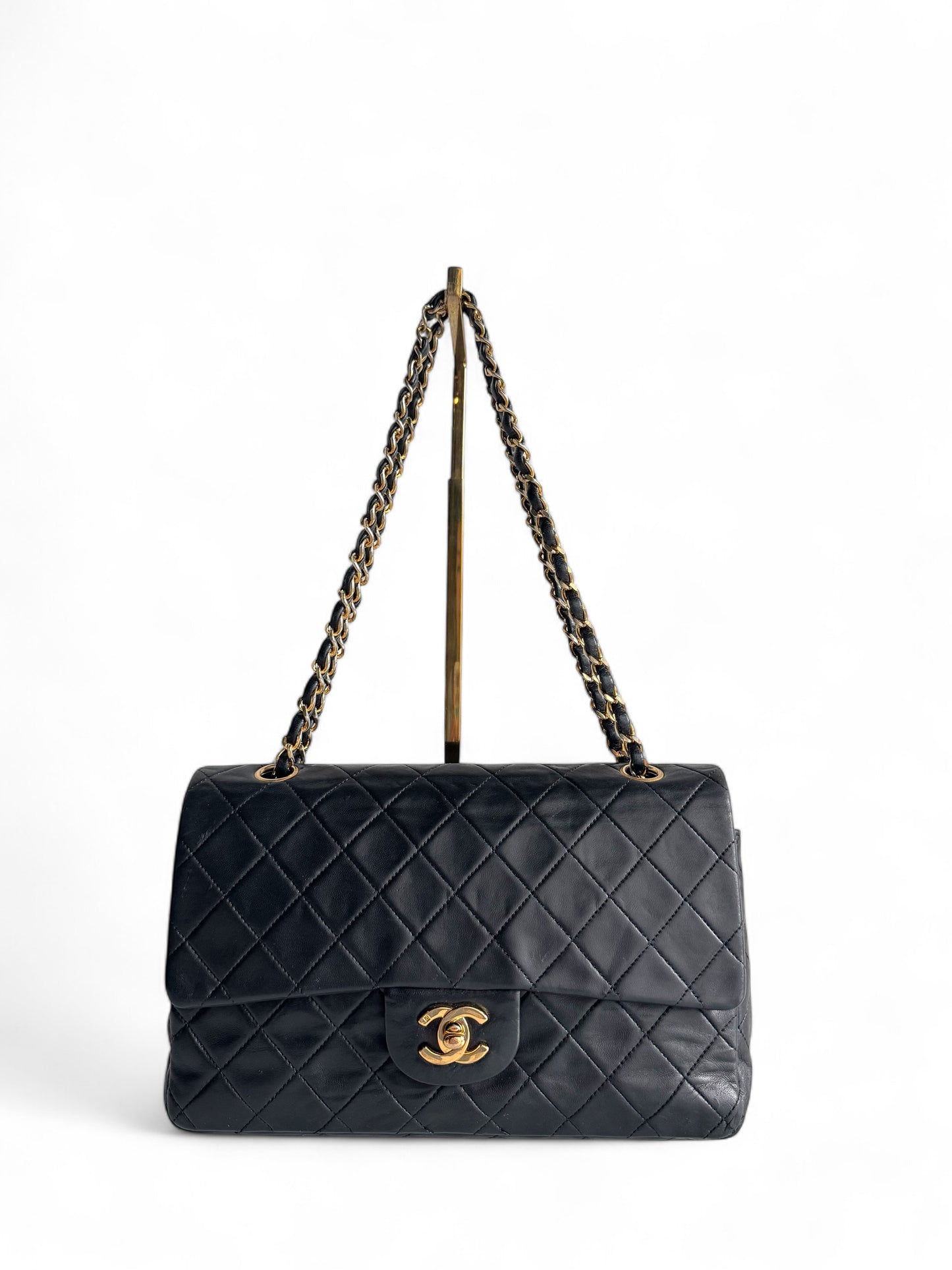 CHANEL Lambskin Medium Classic Double Flap Bag