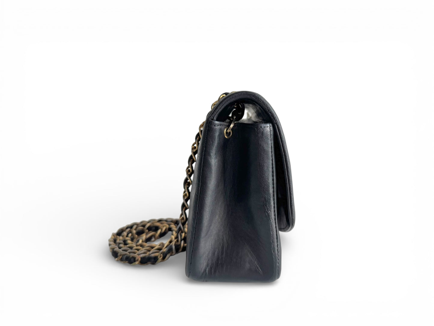 CHANEL Small Lambskin Quilted Diana Flap