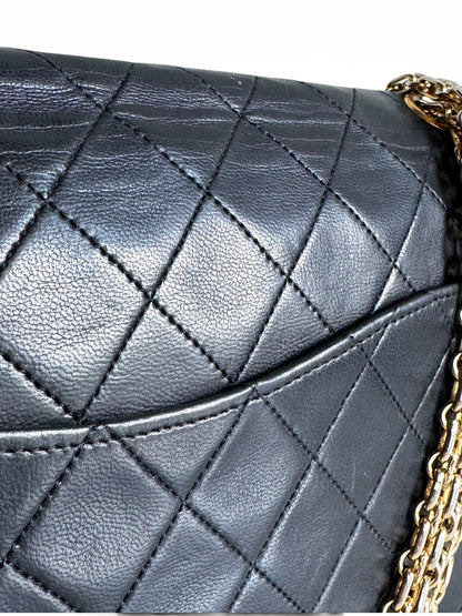 CHANEL Lambskin Medium Mademoiselle Double Flap