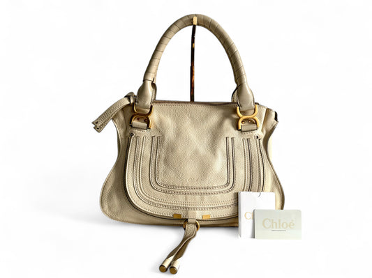 CHLOE Calfskin Medium Marcie Satchel