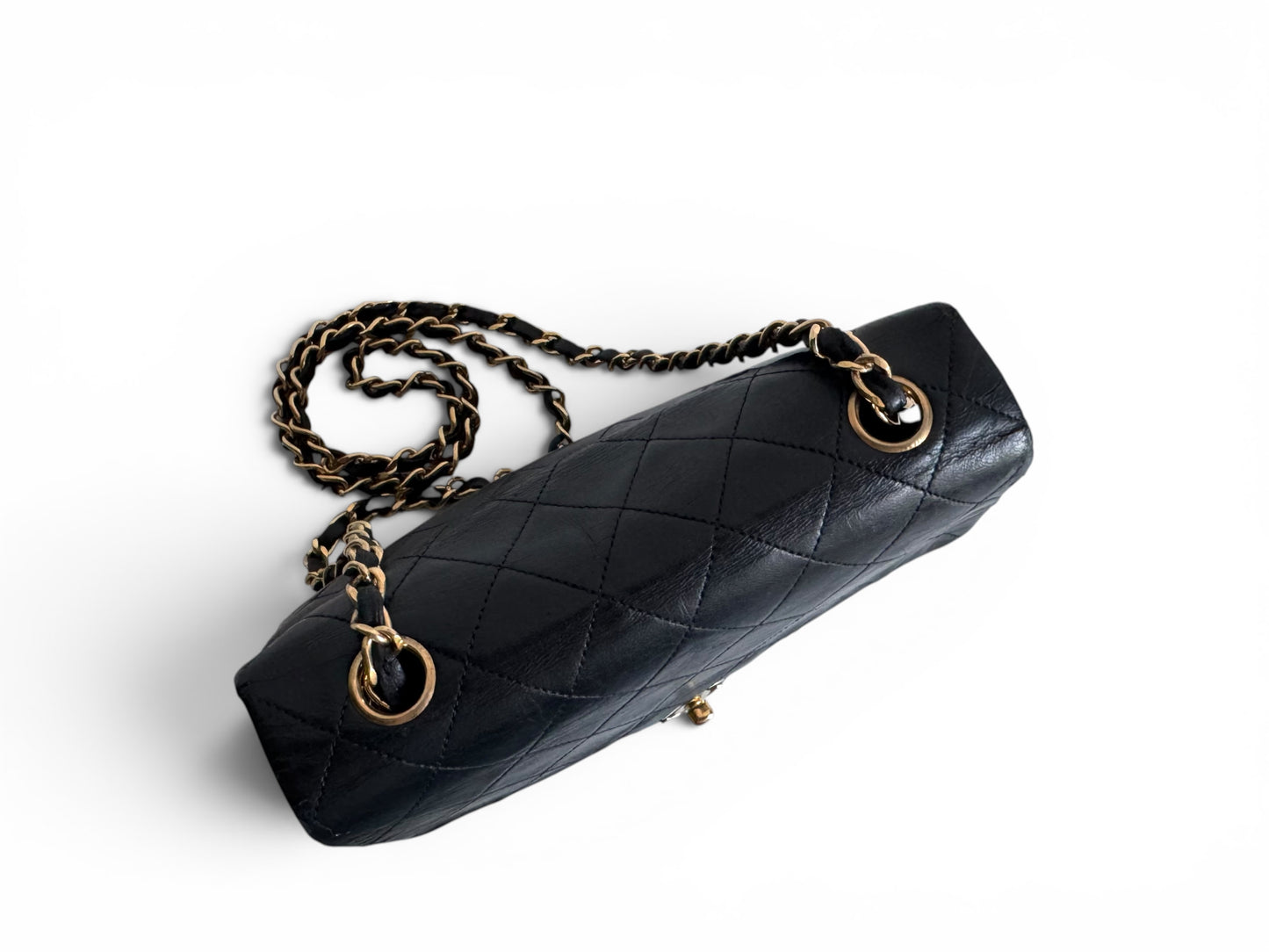 CHANEL Lambskin Quilted Small Single Flap