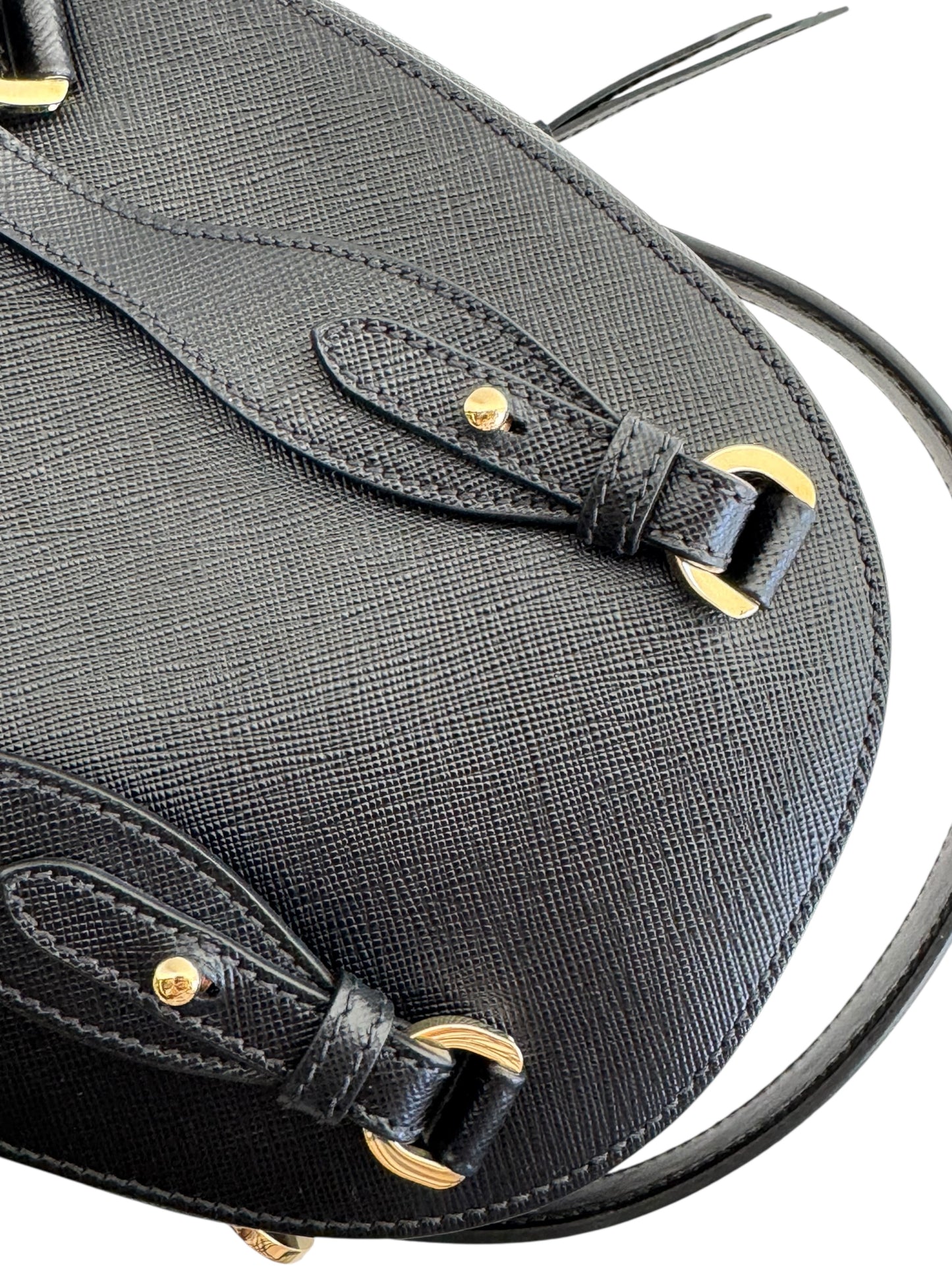 PRADA Saffiano Lux Mini Odette Backpack