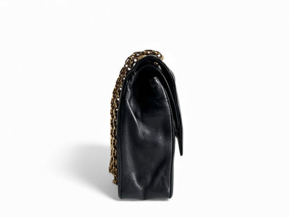 CHANEL Lambskin Medium Mademoiselle Double Flap