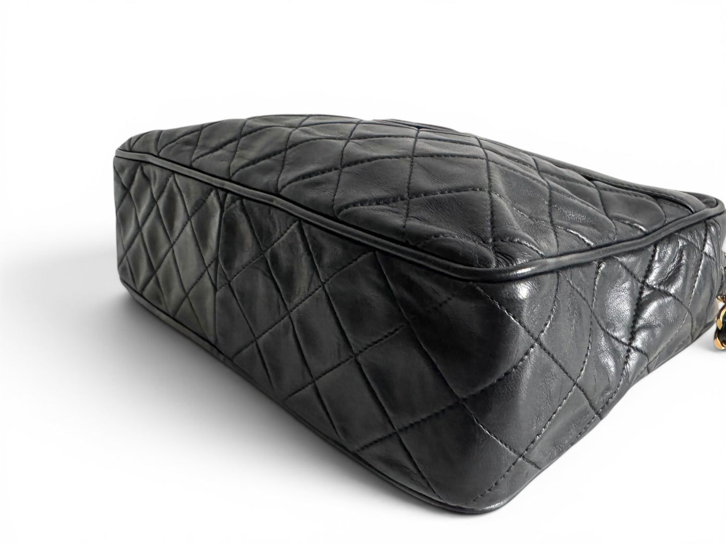 CHANEL Vintage Quilted Camera Bag