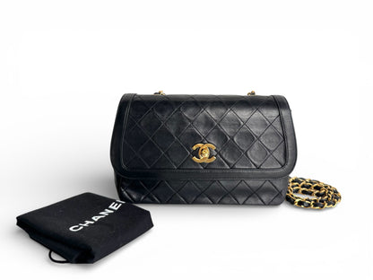 Chanel Lambskin Single Flap Bag
