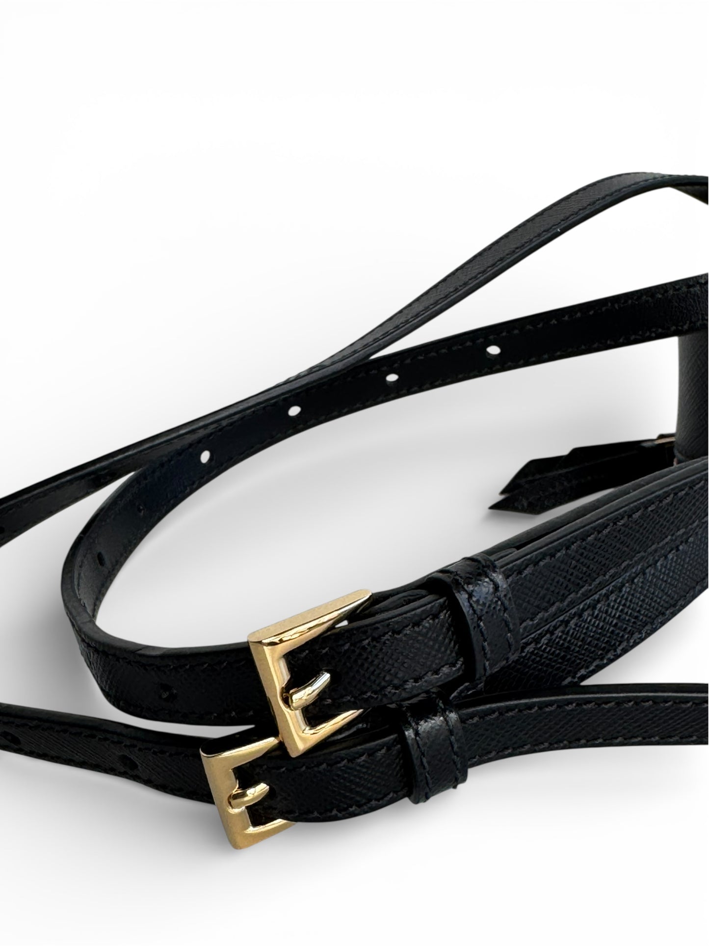 PRADA Saffiano Lux Mini Odette Backpack