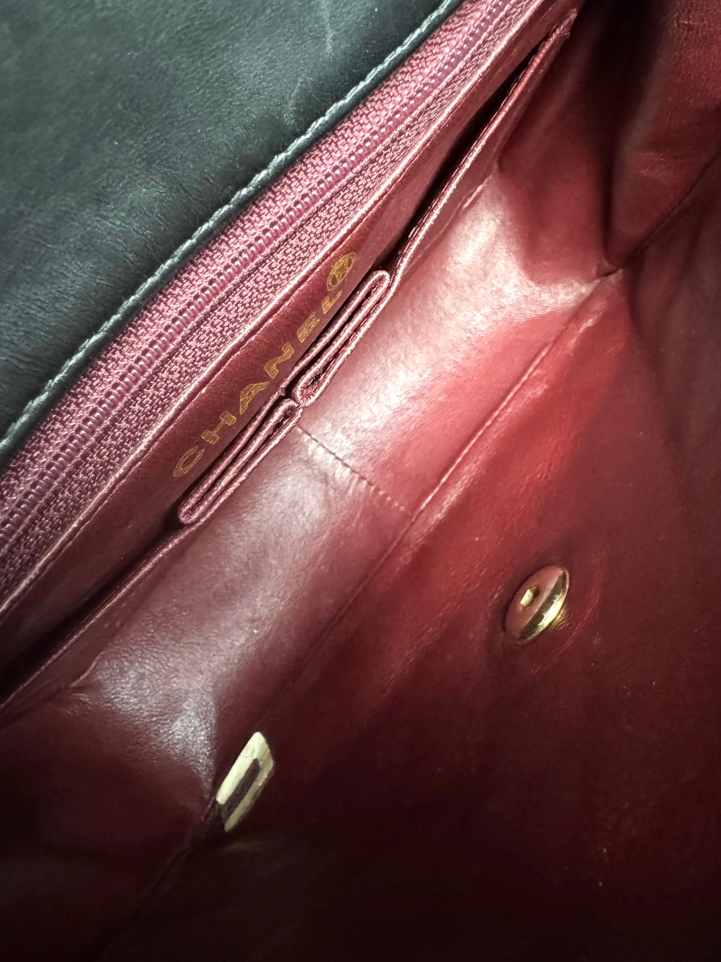 CHANEL Lambskin Quilted Small Single Flap