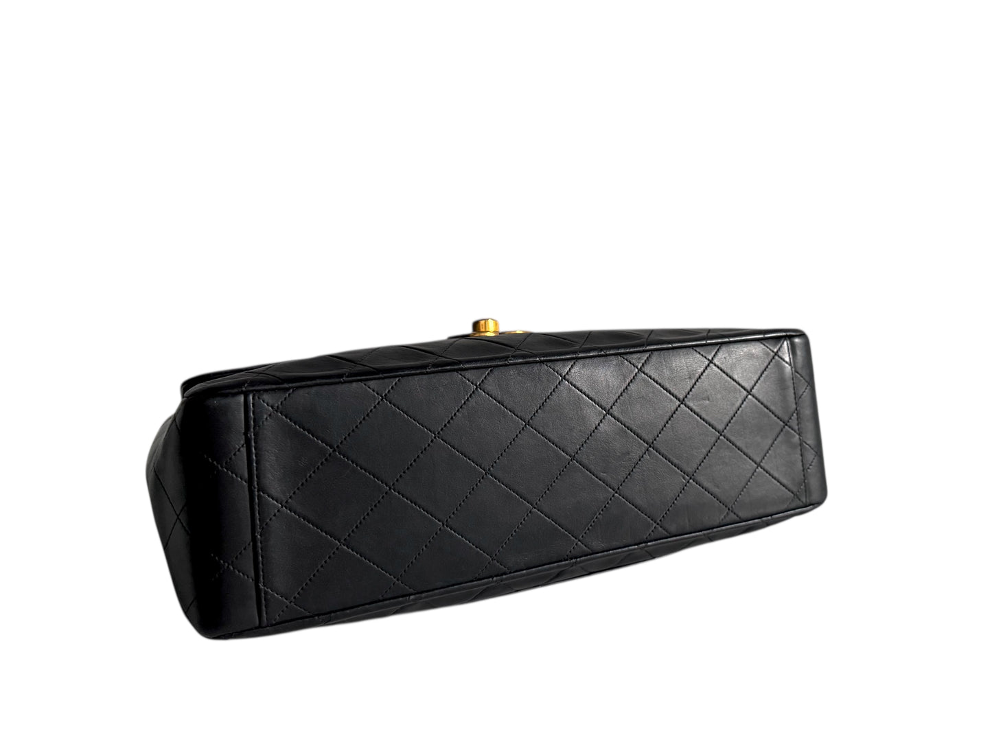 CHANEL Lambskin Quilted XL Jumbo Single Flap Bag