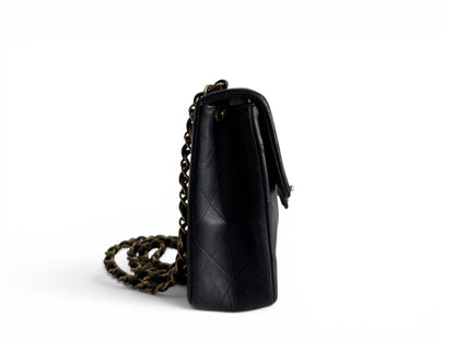 CHANEL Lambskin Quilted Small Single Flap