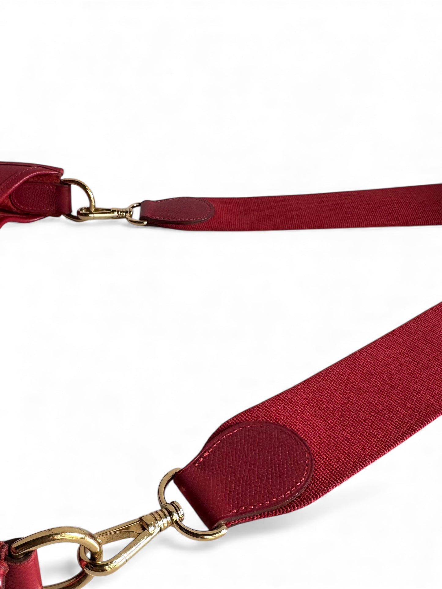 HERMES Courchevel Evelyne GM Rouge