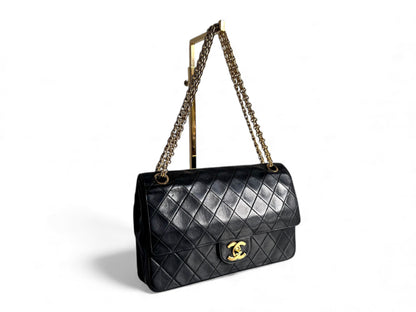 CHANEL Lambskin Medium Mademoiselle Double Flap