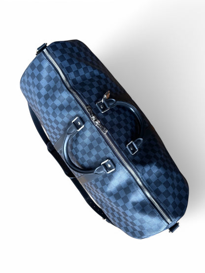 LOUIS VUITTON Damier Graphite Keepall Bandouliere 55