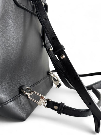 LOUIS VUITTON My Lockme Mini Pins Leather Backpack