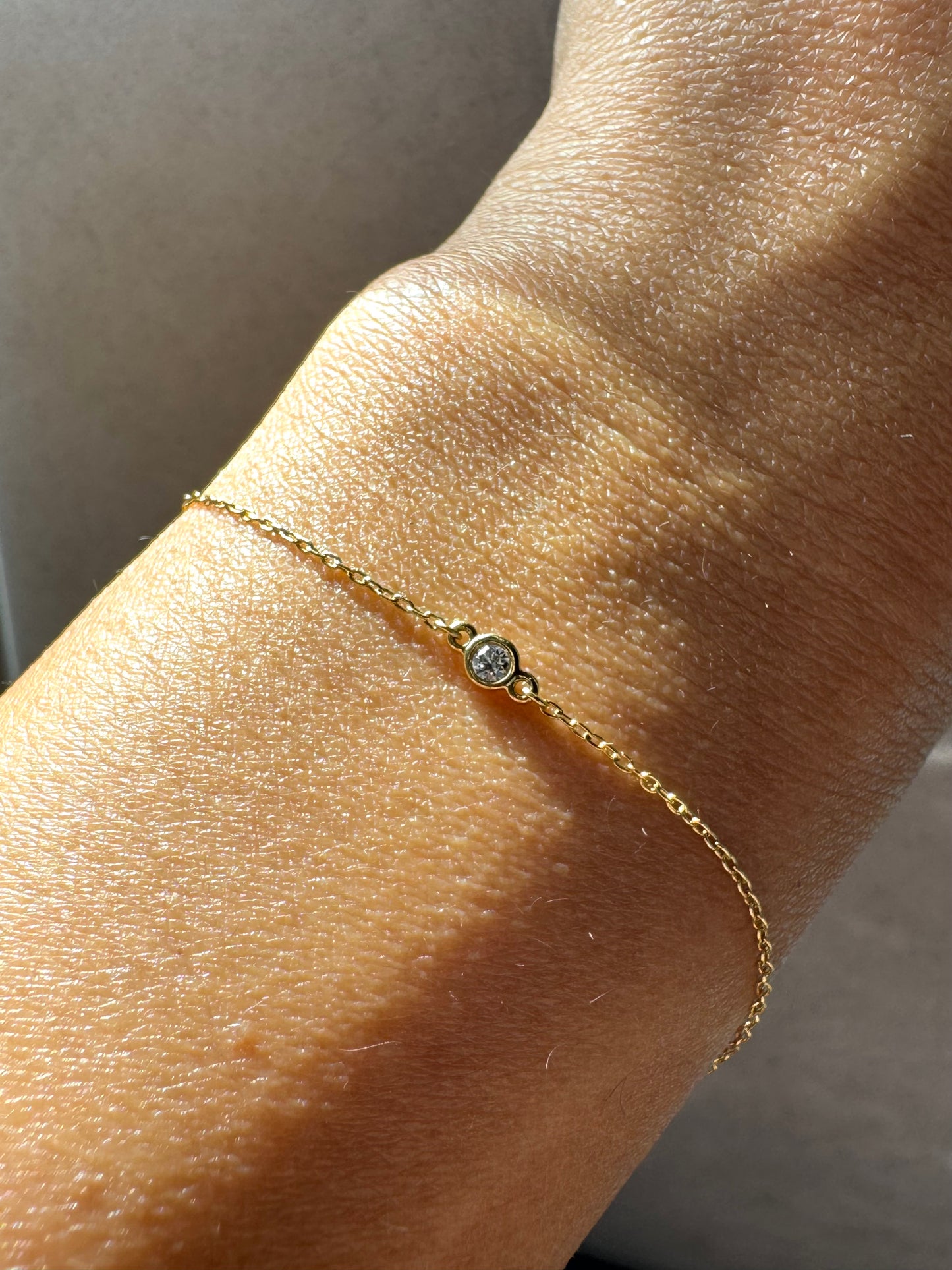 TIFFANY & CO. 18K Yellow Gold Elsa Peretti Diamonds Bracelet