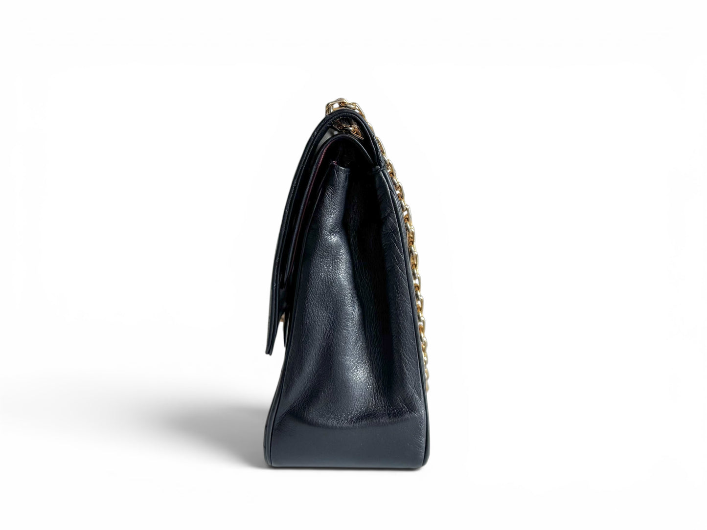 CHANEL Lambskin Medium Mademoiselle Double Flap