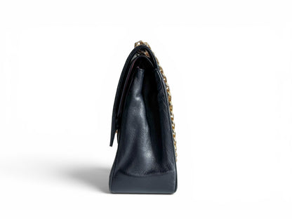CHANEL Lambskin Medium Mademoiselle Double Flap