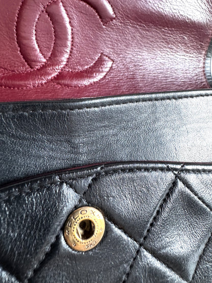 CHANEL Lambskin Quilted Medium Double Flap
