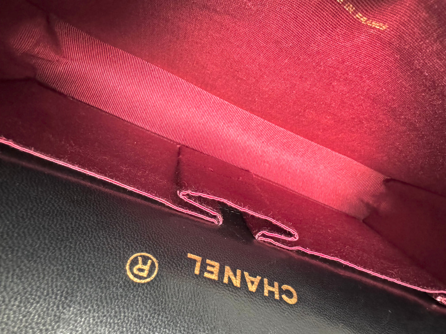 CHANEL Lambskin Medium Mademoiselle Double Flap