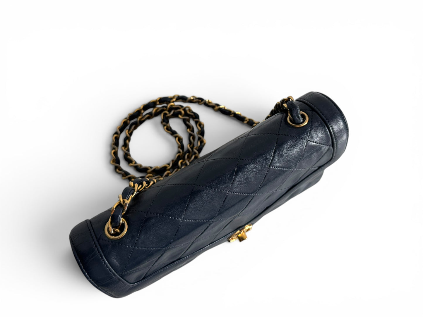 CHANEL Lambskin Quilted Small Single Flap