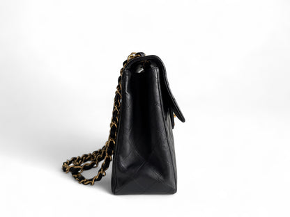 CHANEL Lambskin Quilted XL Jumbo Single Flap Bag