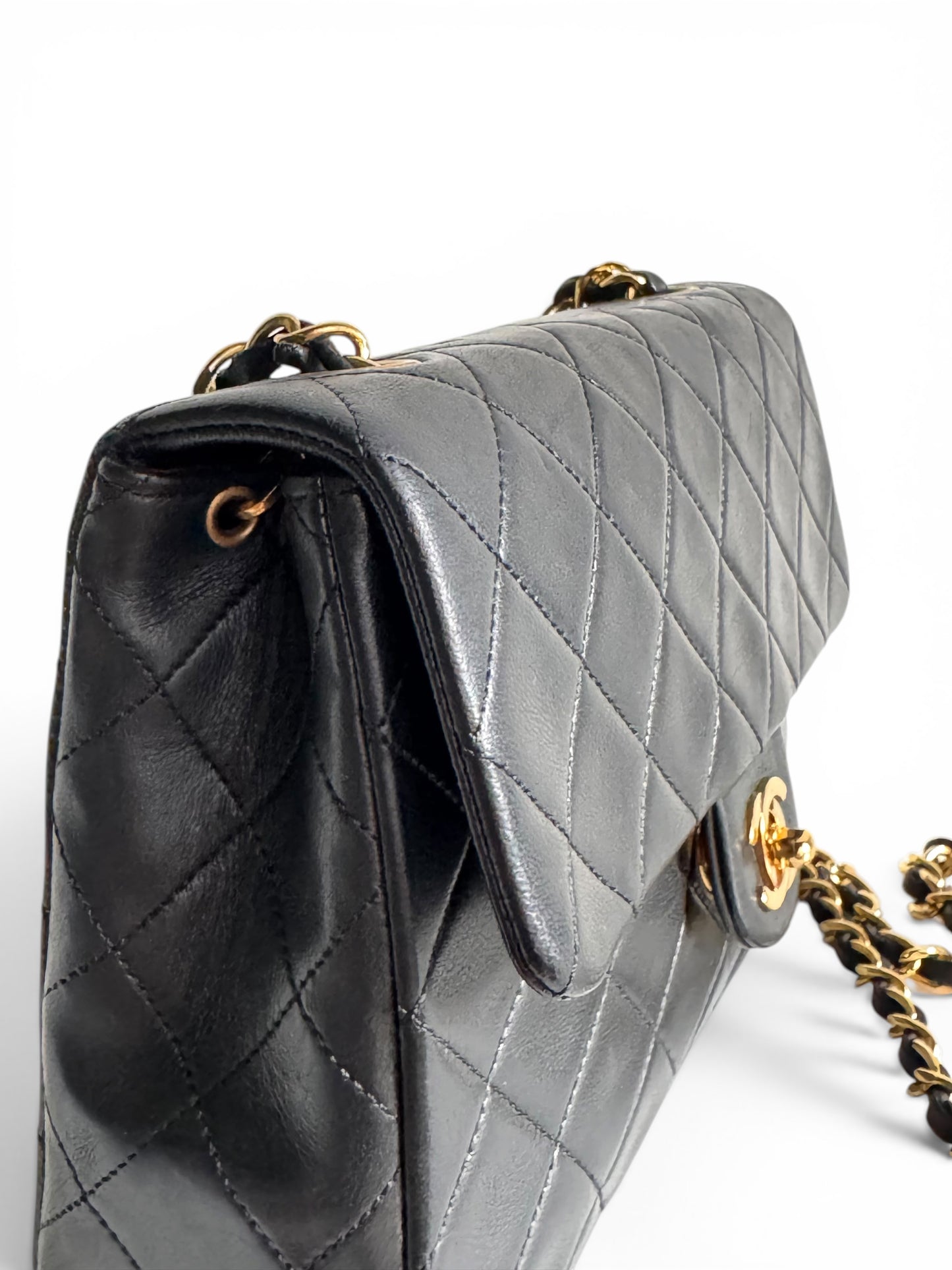 CHANEL Lambskin Quilted Small Single Flap