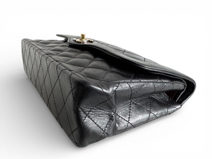 CHANEL Lambskin Quilted Medium Double Flap Bag