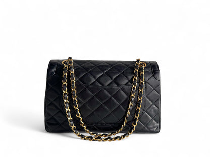 CHANEL Lambskin Quilted Medium Double Flap Bag