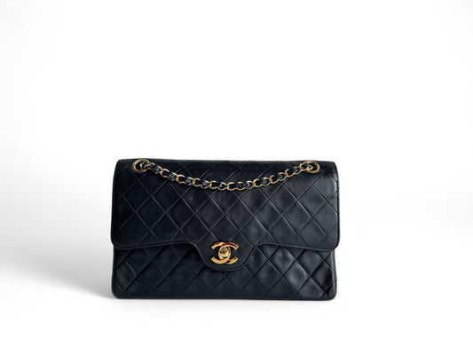 Chanel Lambskin Matelasse Double Flap Bag