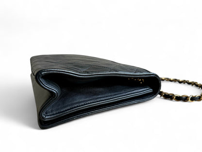 CHANEL Lambskin Quilted Small CC Single Flap Bag