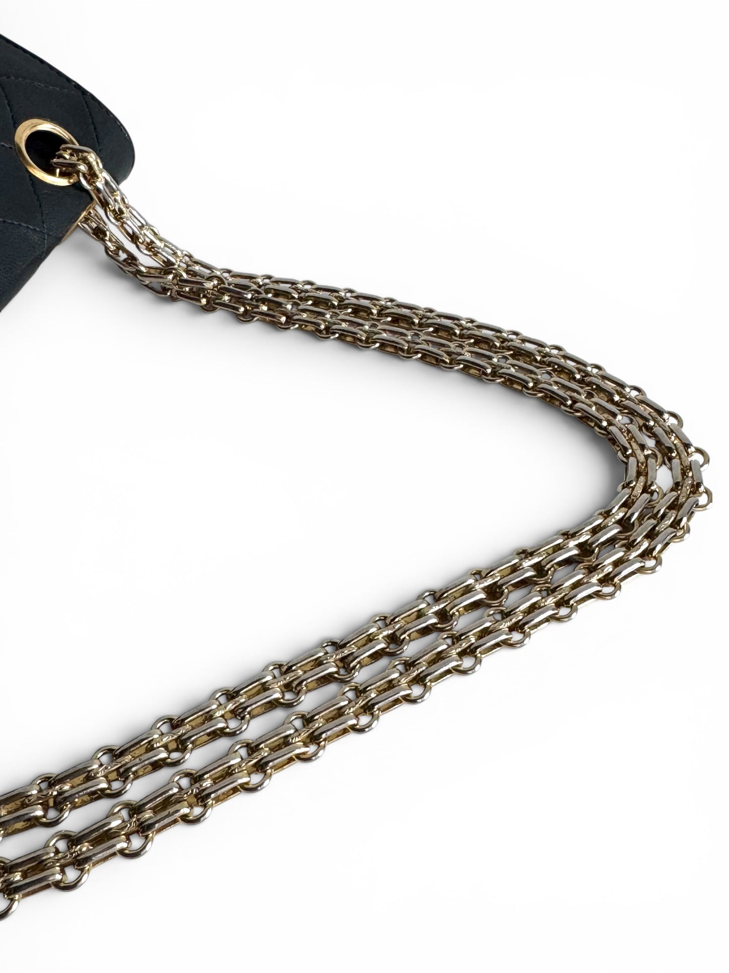 CHANEL Lambskin Medium Mademoiselle Double Flap