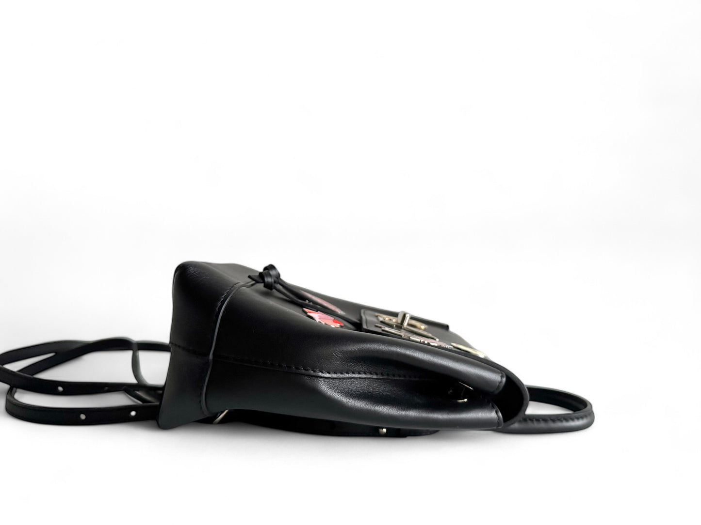 LOUIS VUITTON My Lockme Mini Pins Leather Backpack