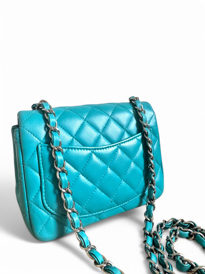 CHANEL Lambskin Quilted Mini Square Flap