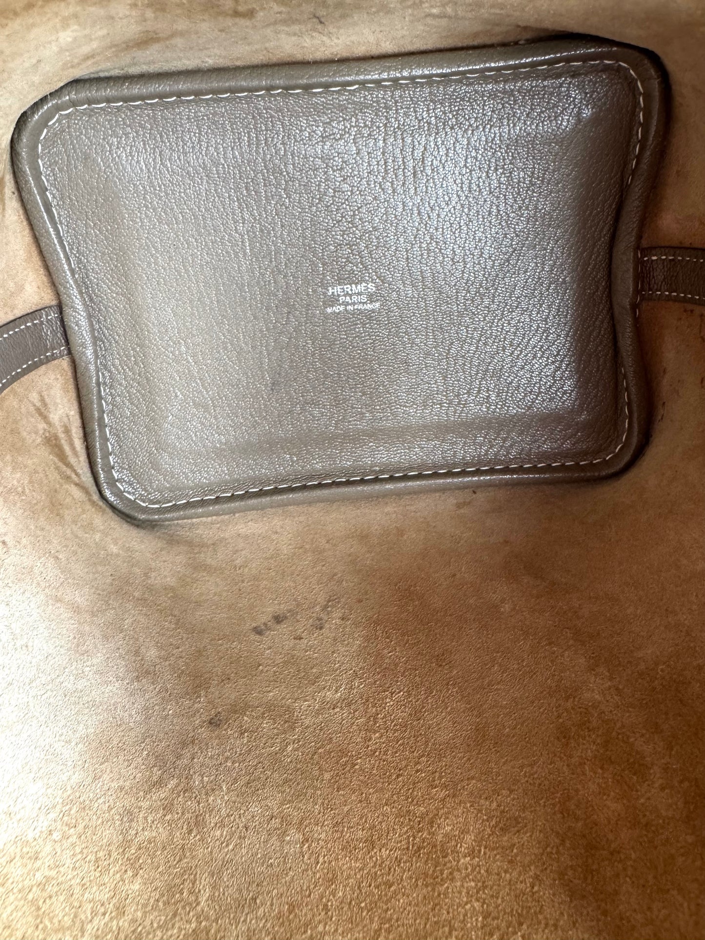 HERMÈS Chevre Mysore Éclat Picotin 18