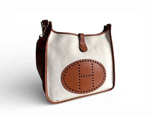 HERMÈS Toile Evelyne GM