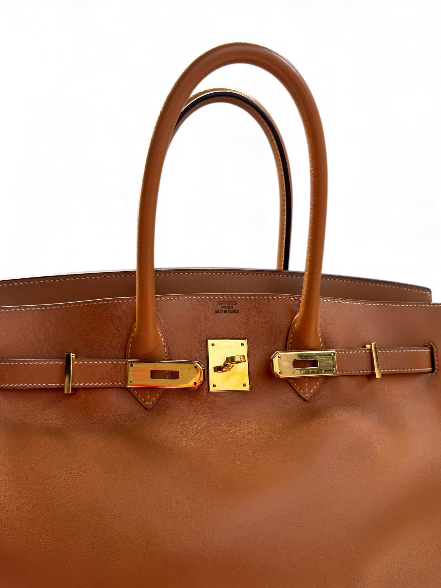 HERMÈS Box Birkin 35 Natural