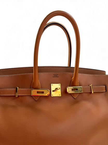 HERMÈS Box Birkin 35 Natural