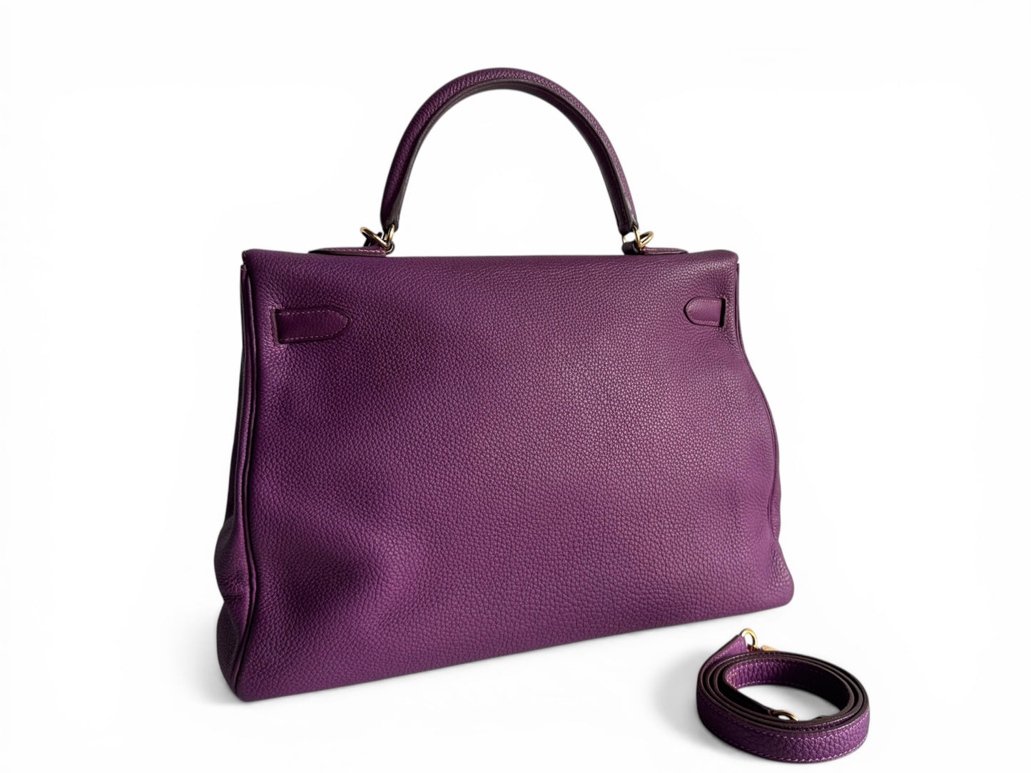 HERMES Kelly 35 Clemence Anemone