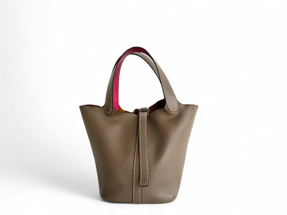 HERMÈS Chevre Mysore Éclat Picotin 18