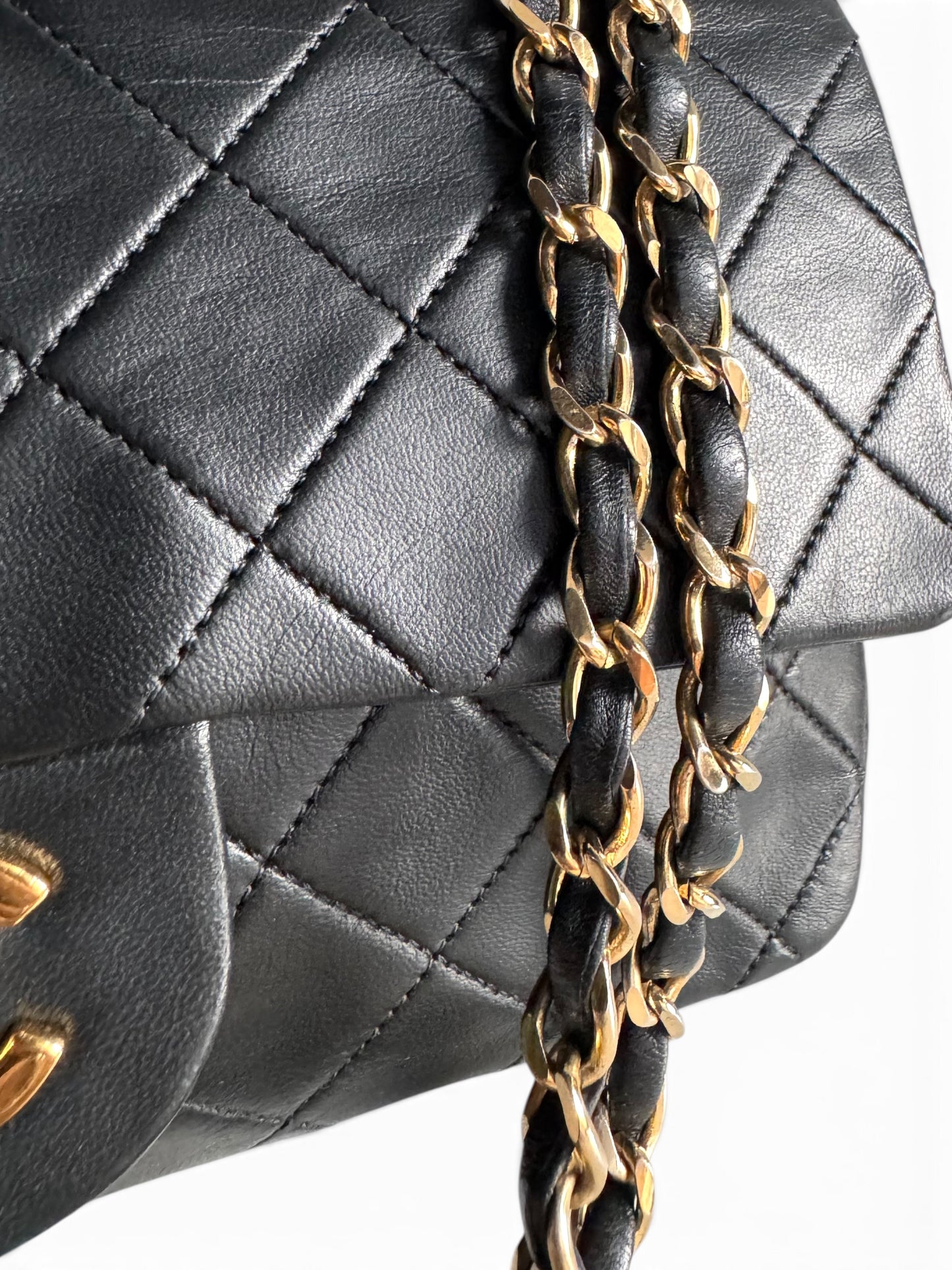 CHANEL Lambskin Quilted Small Double Flap