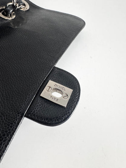 CHANEL Caviar Jumbo Single Flap Bag
