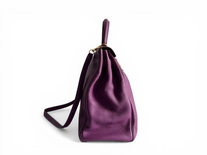 HERMES Kelly 35 Clemence Anemone
