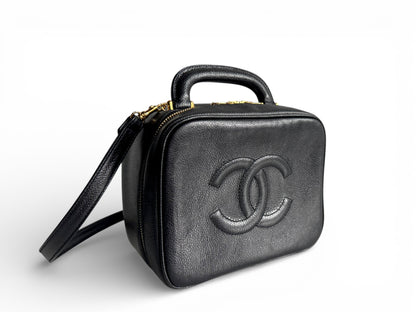 CHANEL Caviar Timeless CC Vanity Case