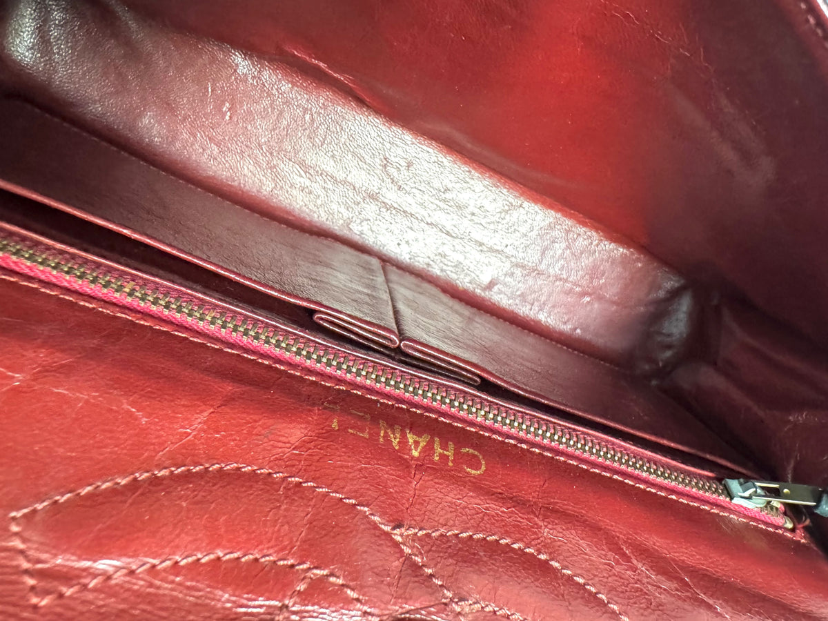 CHANEL Lambskin Quilted Medium Double Flap