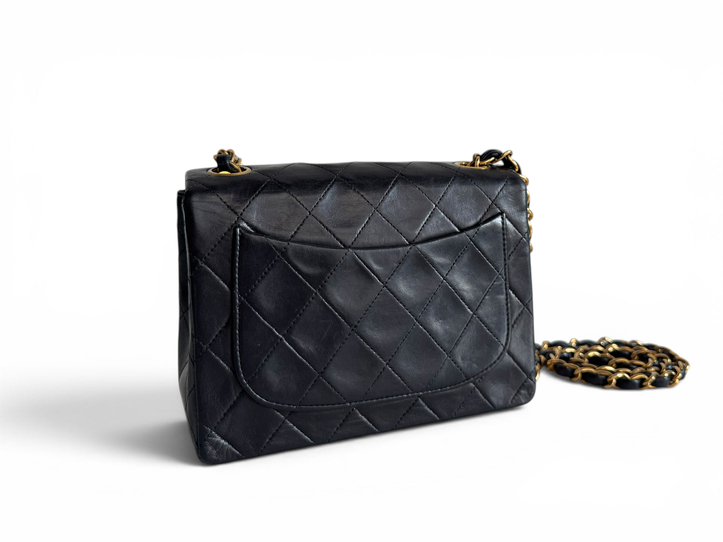CHANEL Lambskin Quilted Mini Flap Bag